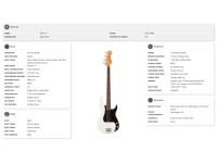 Fender Player II Precision Bass Rosewood Fingerboard Polar White Fender Player II Precision Bass Rosewood Fingerboard Polar White